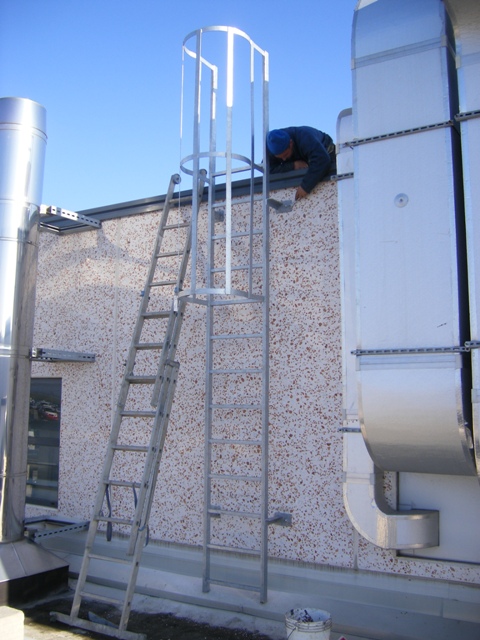 scala in ferro, scala di sicurezza, scala alla marinara